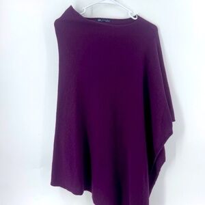 Dalle Paine ( Italy ) Women's maroon Cashmere blend Poncho